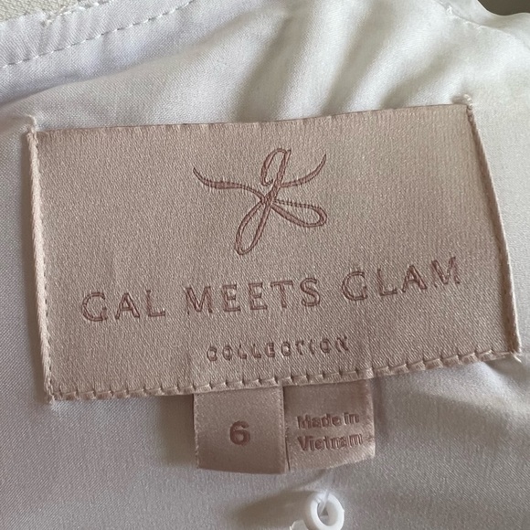 Gal Meets Glam Allison Dress in Bone Size 6 - Picture 9 of 13